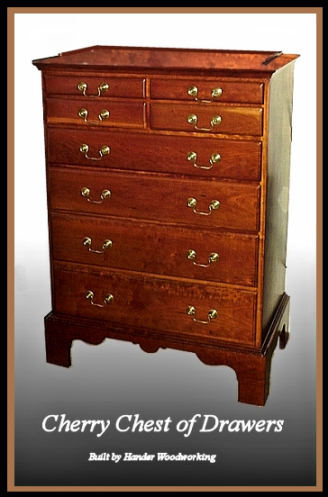 Cherry Chest Of Drawers Hander Woodworking