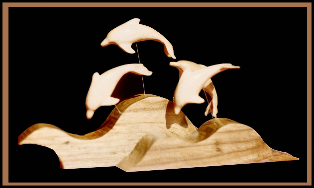 Dolphins, Hander Woodworking