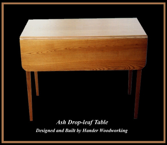 ash drop-leaf table