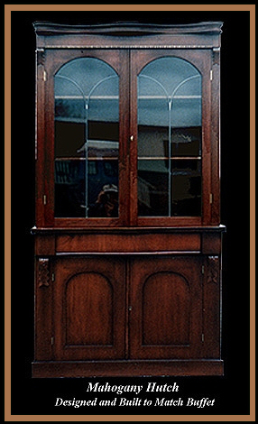 Victorian Buffet, Hander Woodworking