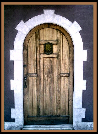 Oak Castle Door, Hander Woodworking