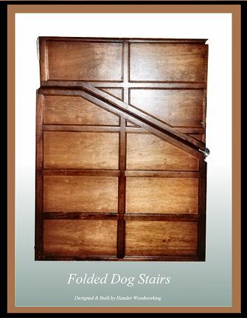 Closed Dog Stairs, Hander Woodworking