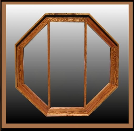 Stain Glass Window Frame, Hander Woodworking