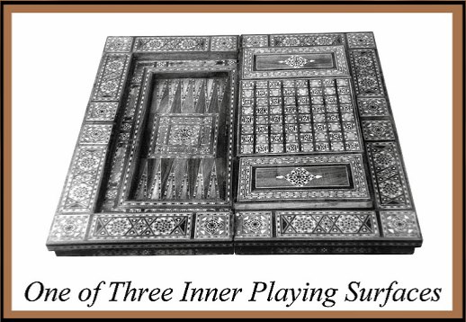 Middle Eastern Game Table, Hander Woodworking