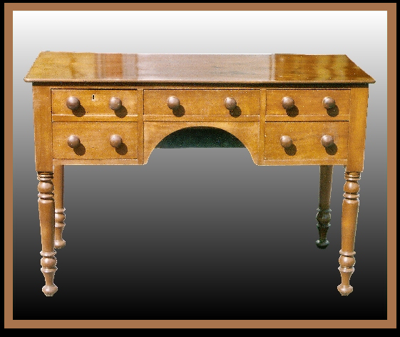 Cuban Mahogany Desk, Hander Woodworking