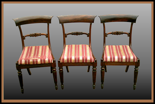 Victorian Rosewood Chairs, Hander Woodworking
