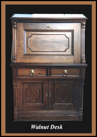 Walnut Desk, Hander Woodworking