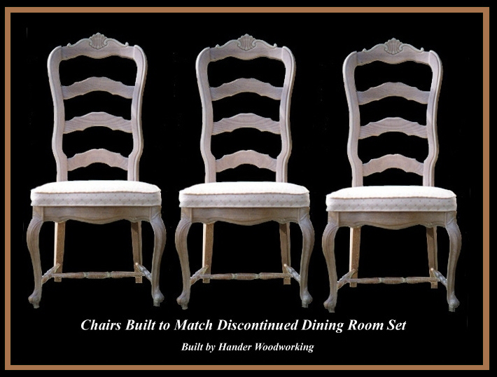 White Chairs, Hander Woodworking
